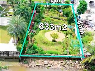 Bán nhà mt sông, nguyễn văn hưởng thảo điền tp.thủ đức, dt 17x45m cn 633m2 giá 200 tỷ
