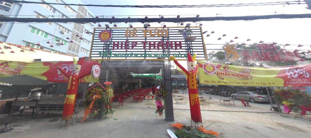 Bán nhà góc 2mt nguyễn văn nghi, p7, gv, dt 45x90m cn 3686m2, giá 389 tỷ