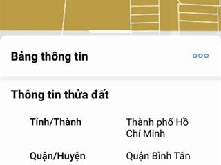 Bán gấp hxh 10m lê văn quới, p. bình trị đông  bình tân  tp. hcm. dt 1.533m2. giá bán 58 tỷ tl