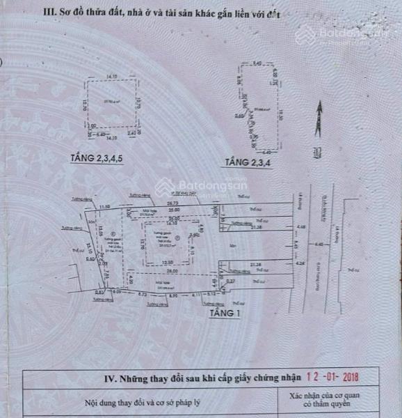 Bán tòa nhà mt nơ trang long p.12 bt, dt 13x60m cn 1128m2 kc 5 tầng hđt 400tr giá 280 tỷ