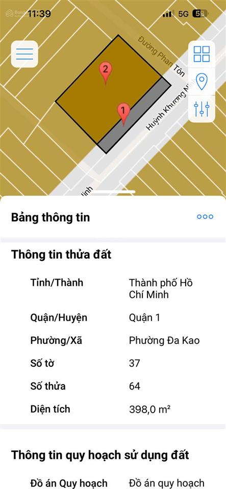 Bán nhà góc 2 mặt tiền cực đẹp 3840 huỳnh khương ninh. dt 22,3mx18m, cn 399m2 2t  giá 120 tỷ