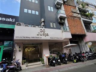Mặt tiền lê thị riêng, p. bến thành, q.1  dt 8x15m. 6 lầu +tm hđt 140 triệu/tháng giá 75 tỷ