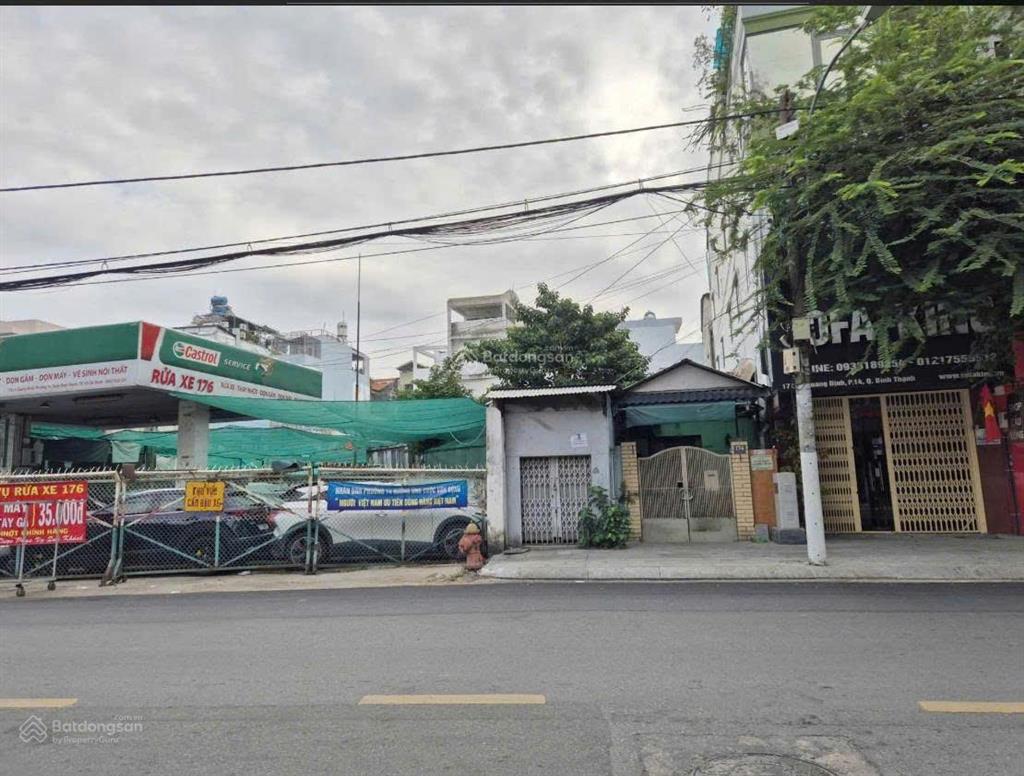 Khuôn đất vàng 609m2, mt lê quang định. gpxd hầm + 12 tầng ngay chợ bà chiểu. giá 120 tỷ