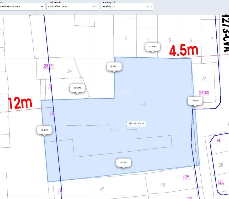 Siêu phẩm chdv hẻm vip chu văn an, bình thạnh. dt 518,8m² 5 tầng, 70 phòng, tn 180 tr/th, giá 65 tỷ