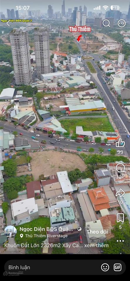 Quỹ đất vàng trung tâm an khánh, 3 mt đường an tư công chúa  2.326m²  giá 690 tỷ