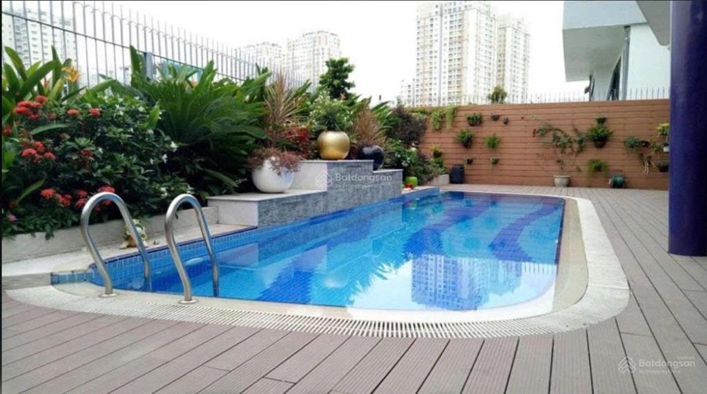 Bán biệt thự vip khu thảo điền, 370m² đất, hầm, 4 tầng, hồ bơi. giá 130 tỷ