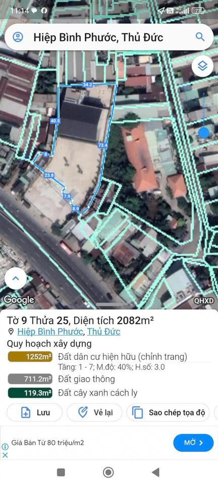 Bán quỹ lớn mặt tiền quốc lộ 13. tp. thủ đức 33x85m 1.807,4m² giá 160 tỷ