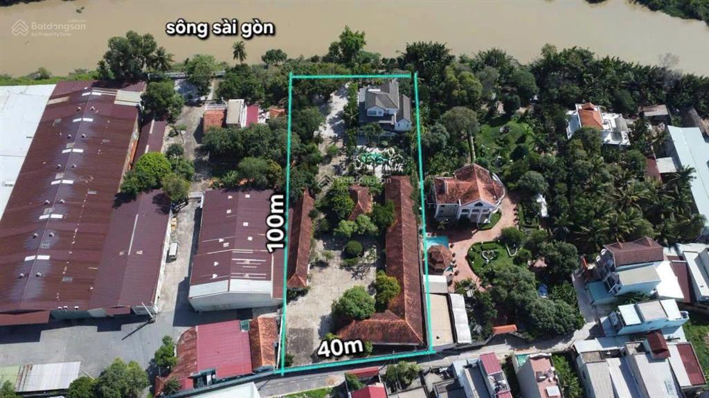 Siêu dinh thự vườn ngoại ô ven sông, trường thạnh. quận 9  dt 4.040m2  giá 130 tỷ