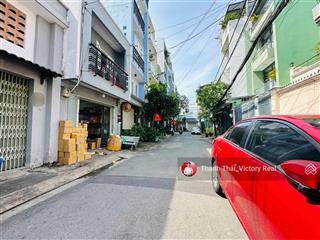 Nhà 2 mặt hẻm trước sau nguyễn đức thuận, p13, dt 4 x 12,3m cn 49m2  9.5 tỷ tl