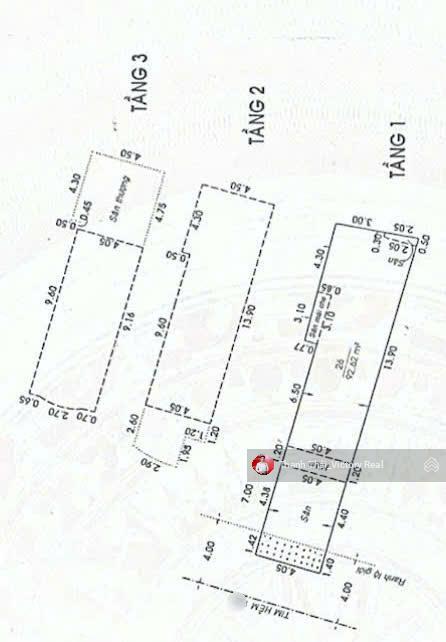 Bán nhà hxh 8m trương công định ( nở hậu 5m ), dt 4.1m x 21.5m (cn 93m2)  14.3 tỷ