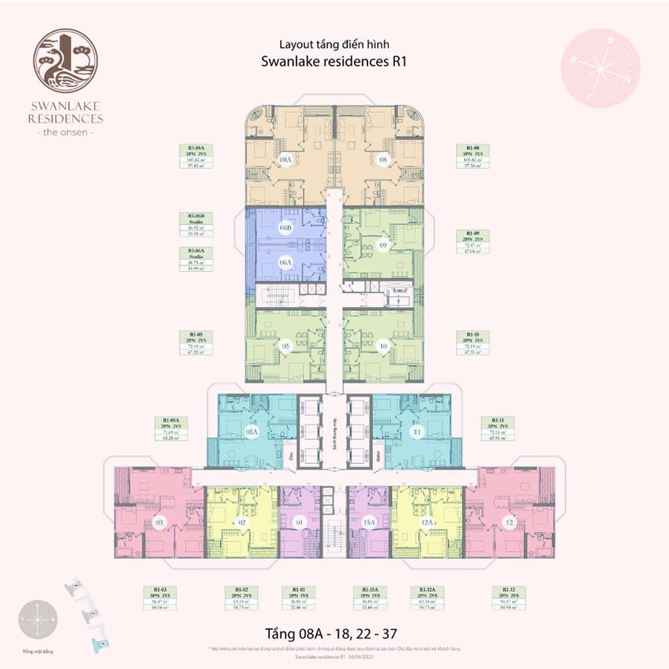 Cắt lỗ chung cư onsen bán giá 8,5 tỷ bao phí sang tên 3 phòng ngủ 97m ecopark