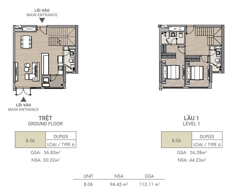 Gia đình có con nhỏ nên xem duplex sân vườn 113m² masteri centre point, giá 8 tỷ all in