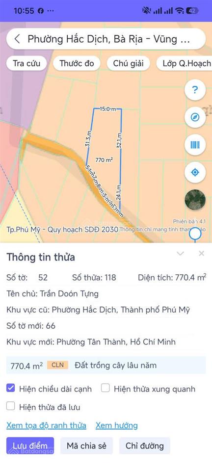 Bán đất đường bê tông 8m, hẻm võ văn kiệt (mỹ xuân ngãi giao), view suối nhum, p tân thành, hcm
