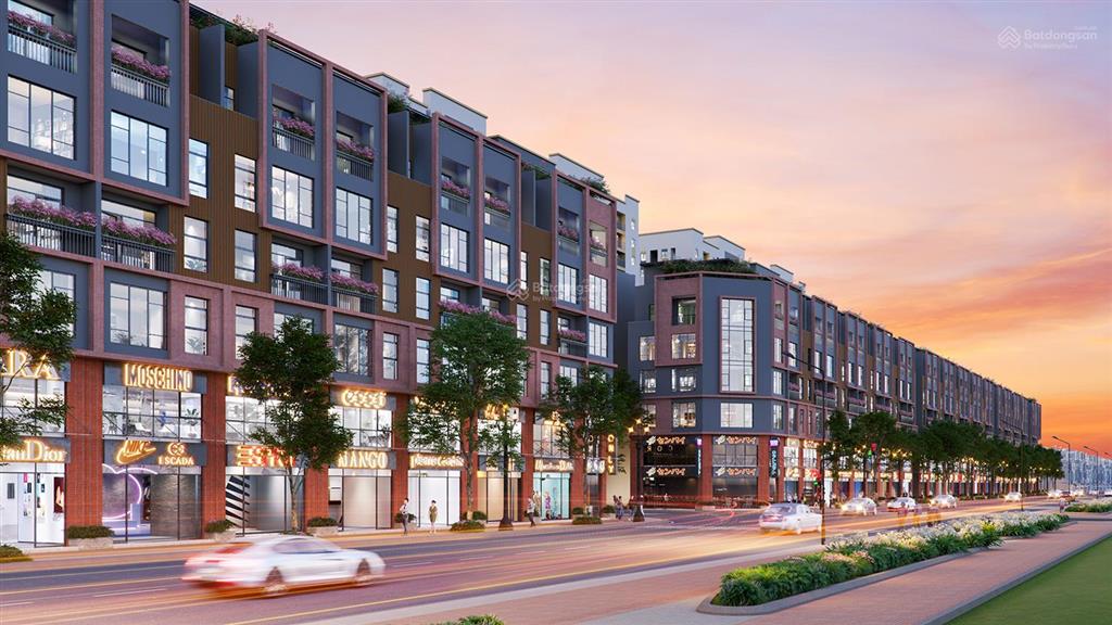 Nhà liền kề shophouse mặt phố lê thánh tông, hải phòng, sổ đỏ lâu dài