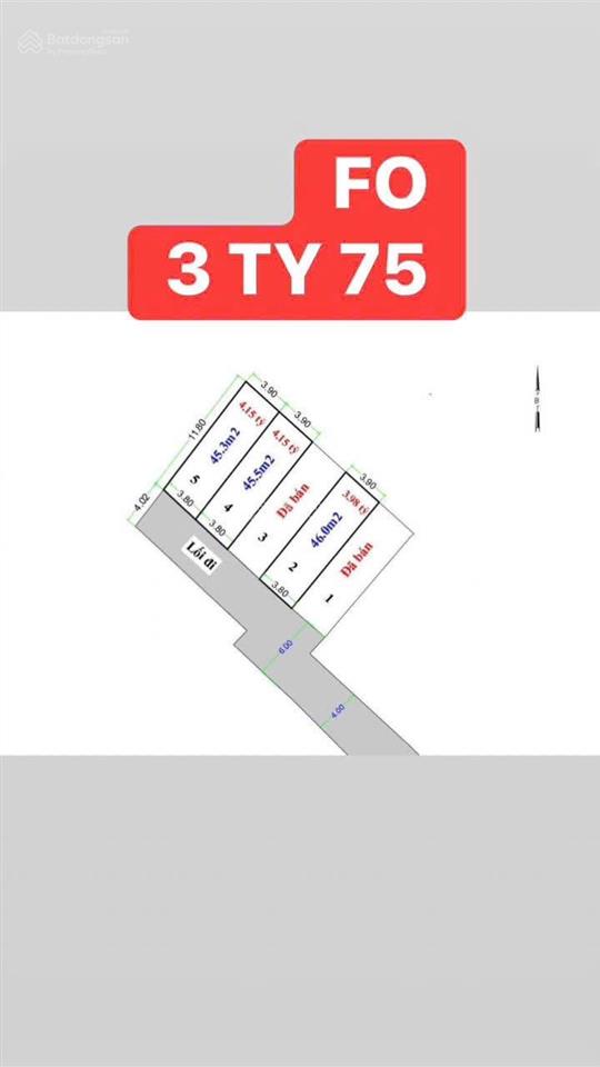 Bán đất phân lô thổ cư chính chủ p. gò vấp