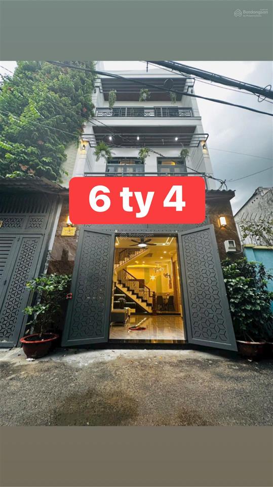 Bán nhà mới đẹp rẻ thống nhất p15 gò vấp giá 6 tỷ 4