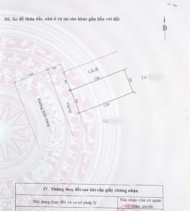 Lô góc xẻ khe tuyến 2 đồng xá đất tái định cư 9,2ha thành tô (e176)  0917 696 ***