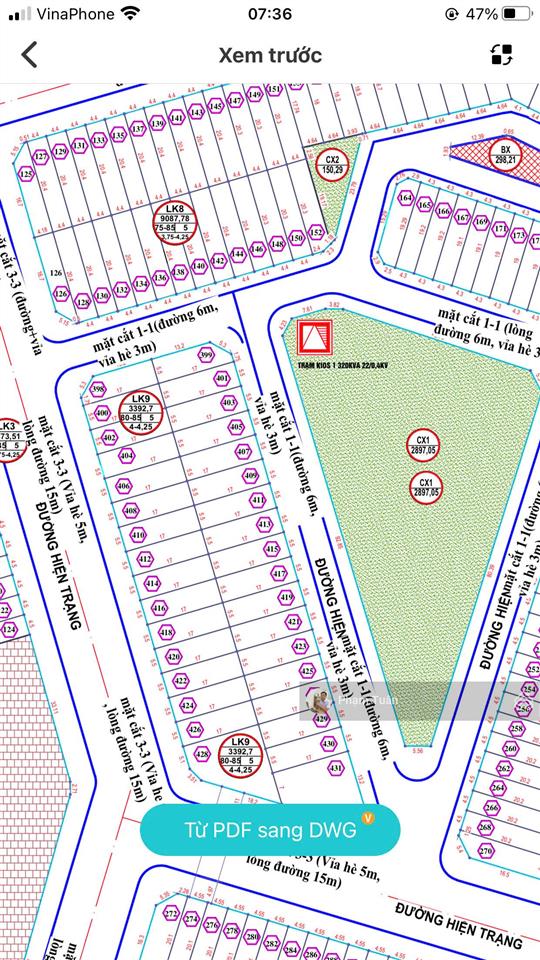 Spcc, siêu hiếm mặt tiền 5,5m view công viên vườn hoa đất quân khu 3 (e344)  0917 696 ***