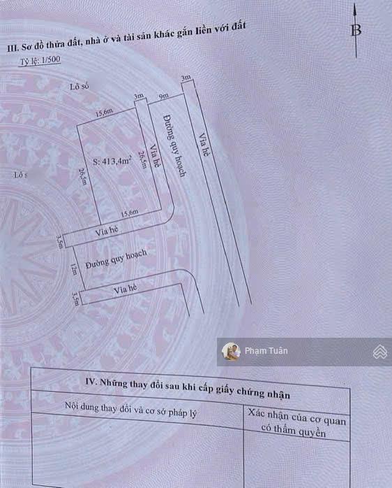 Lô góc tuyến 3 lê hồng phong đất biệt thự phúc lộc, hải an (e205)  0917 696 ***