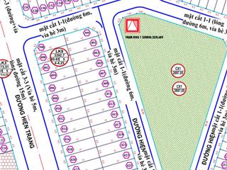 Spcc, siêu hiếm mặt tiền 5,5m view công viên vườn hoa đất quân khu 3 (e344)  0917 696 ***