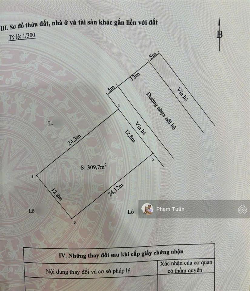Mặt đường 23m đất biệt thự phúc lộc tuyến 3 lê hồng phong (e137)  0917 696 ***
