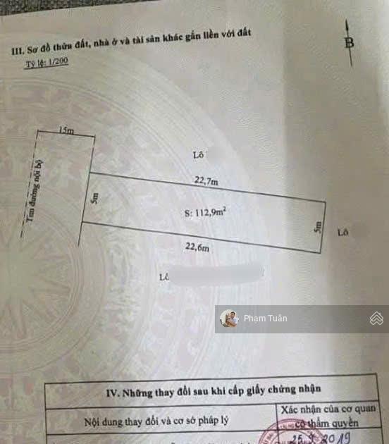 Spcc, tuyến đầu công viên vườn hoa đất tái định cư gốc lim, đằng hải (c521)  0917 696 ***