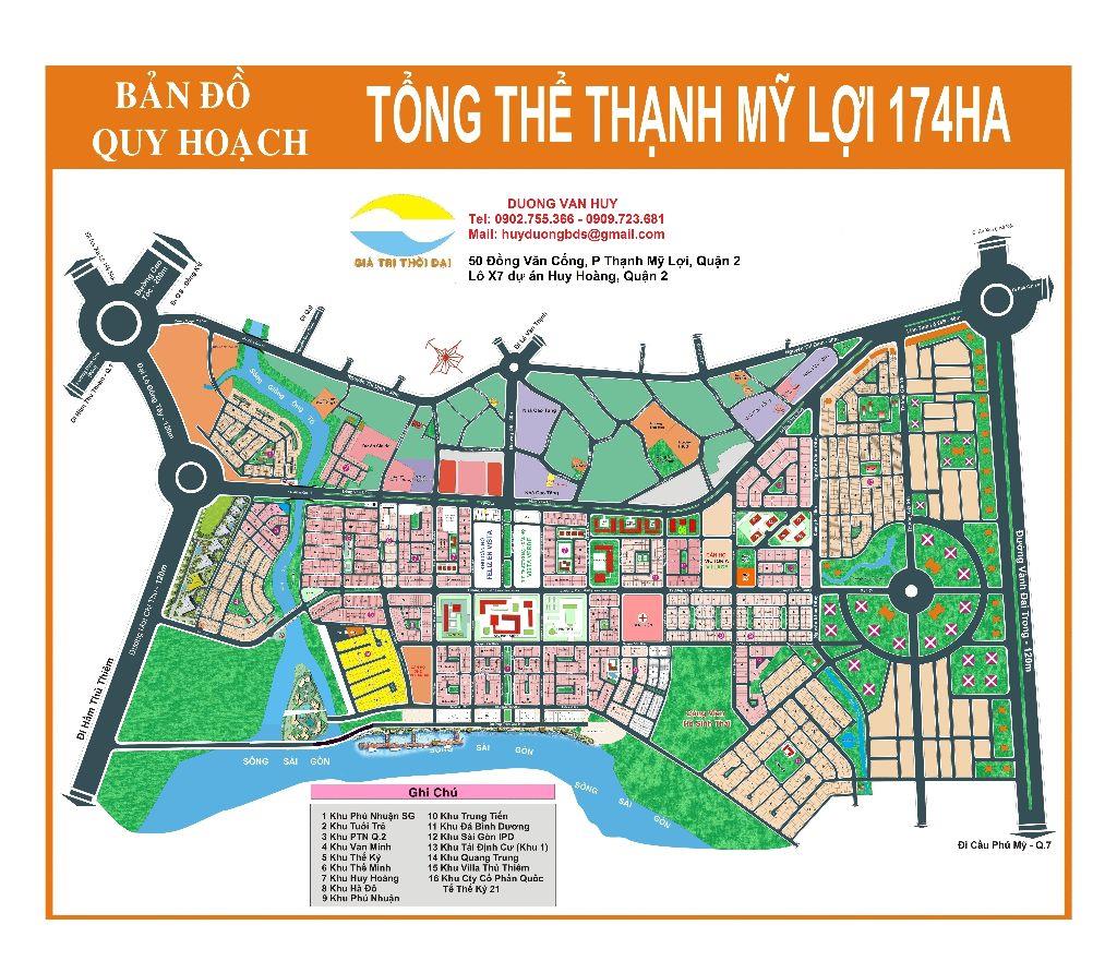 NHƯỢNG ĐẤT NỀN BIỆT THỰ  HUY HOÀNG THẠNH MỸ LỢI QUẬN 2 