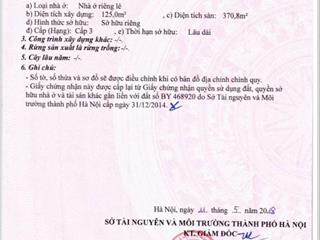Bán gấp giá hời biệt thự nam an khánh 416m2, sổ đỏ, giá đầu tư chỉ 100tr/m2