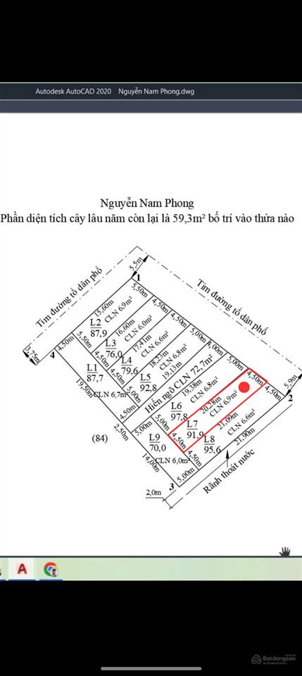 Chính chủ bán lô đất gần 100m2 đường nhựa hải thành 2