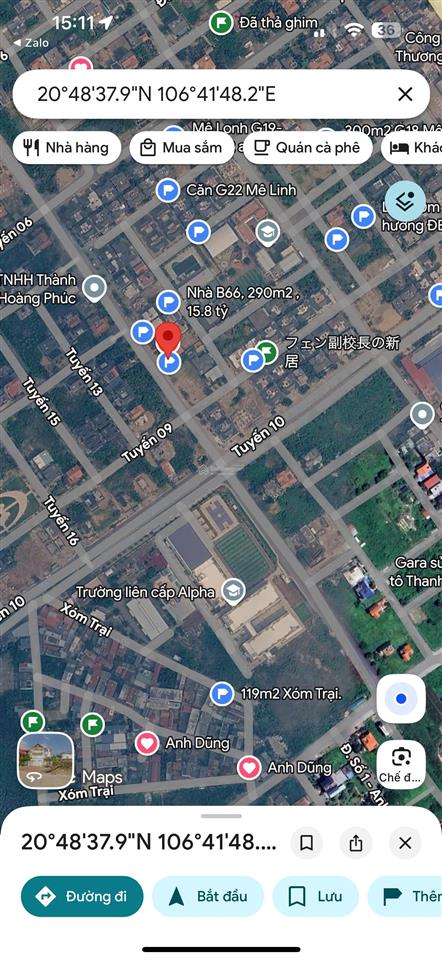 Một trong số ít lô đất 290m² mặt trục alpha đường 25m, di chuyển đi bộ đến trường
