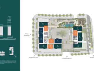 Căn 2 phòng ngủ  view hồ bơi & tháp 88 tầng  narra residences