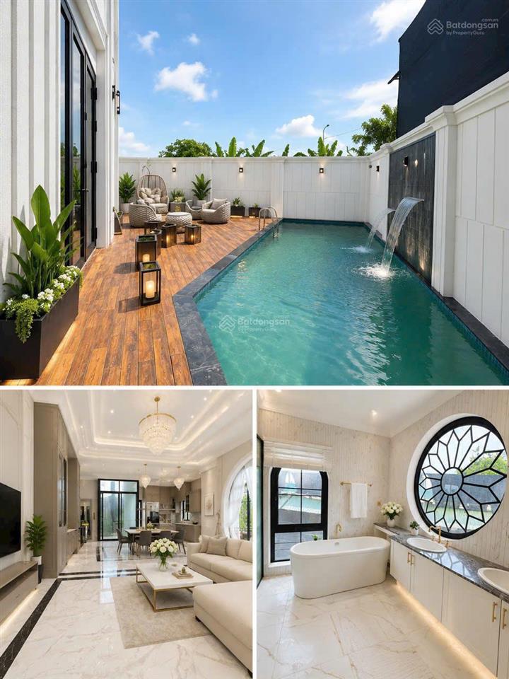 Pool villa  đối diện công viên  dt 240m2