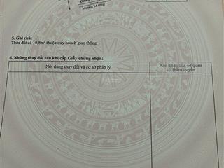 Lô 147m2 tc 136m2, giá 475tr tại tdp phước thuận, p ninh hòa, khánh hòa