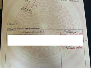 Chính chủ cần pass lại lô đất đẹp nằm tại trung tâm phường ninh hoà