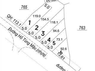 Hàng hiếm  đất mặt tiền hồ tùng mậu, p. hòa thắng, ngang 5m, full thổ cư, chỉ 460 triệu