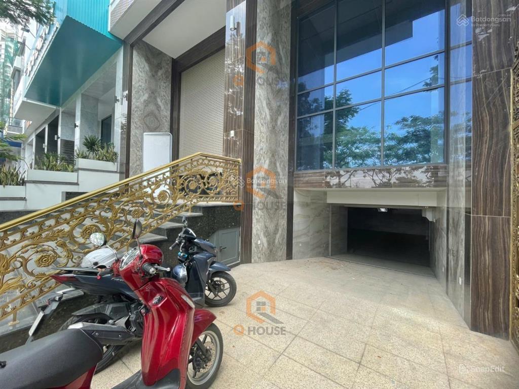 Tòa nhà mặt tiền view sông đường trần qúy kiên 10*24m, hầm, 7 tầng suốt, thang máy, 330 triệu/tháng
