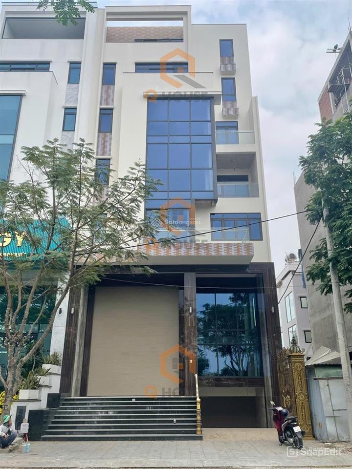 Tòa nhà mặt tiền view sông đường trần qúy kiên 10*24m, hầm, 7 tầng suốt, thang máy, 330 triệu/tháng