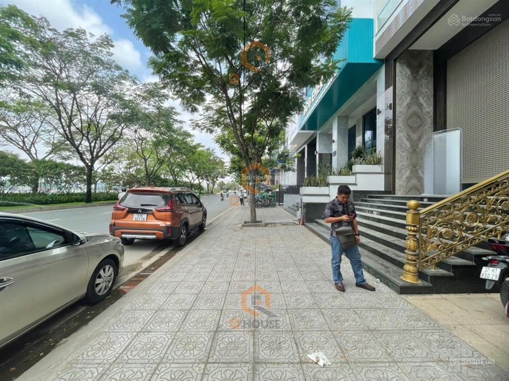 Tòa nhà mặt tiền view sông đường trần qúy kiên 10*24m, hầm, 7 tầng suốt, thang máy, 330 triệu/tháng