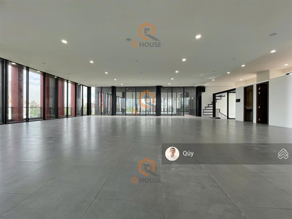 Tòa nhà "mới  căn góc" trung tâm thạnh mỹ lợi 20m*20m, 4 tầng suốt, 350 triệu/tháng