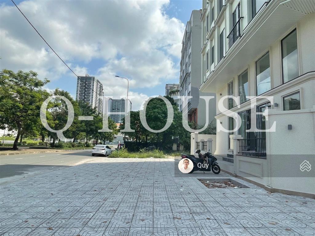 Tòa nhà "căn góc" ngay nguyễn văn kỉnh p. thạnh mỹ lợi 7.25m*20m, hầm 6 tầng thang máy, 150 tr/th