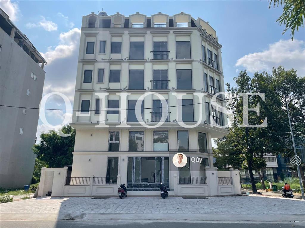 Tòa nhà "căn góc" ngay nguyễn văn kỉnh p. thạnh mỹ lợi 7.25m*20m, hầm 6 tầng thang máy, 150 tr/th