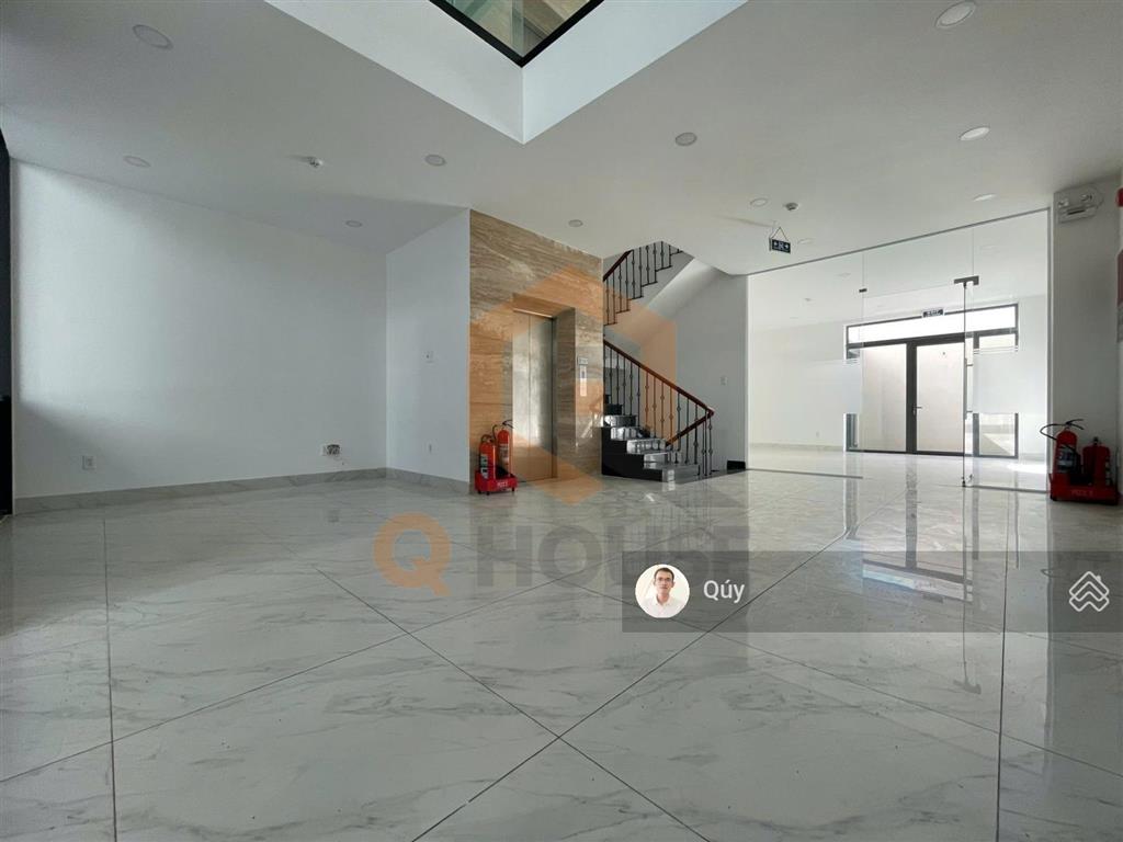 Tòa nhà văn phòng mặt tiền bát nàn  thạnh mỹ lợi 7m*23m, hầm 7 tầng thang máy, chỉ 120 triệu/tháng