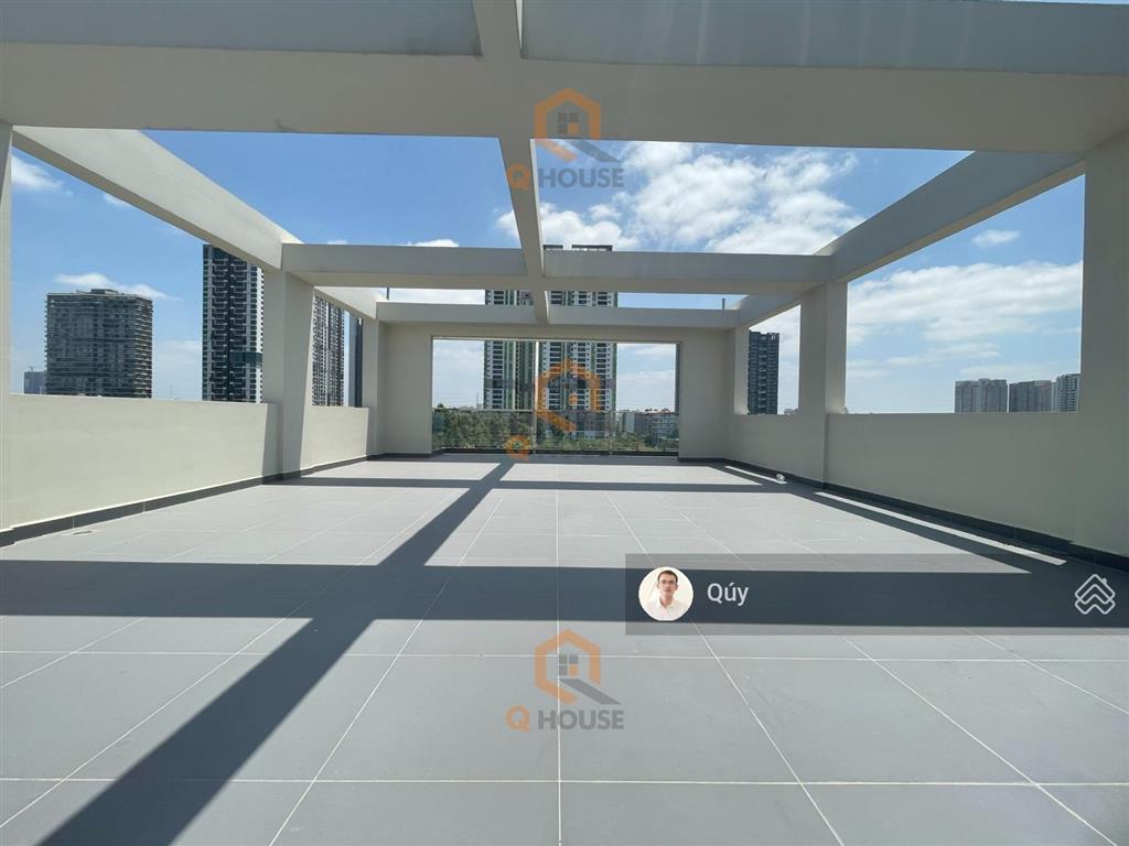 Tòa nhà "mới" 1000m2 ngay trương văn bang thạnh mỹ lợi, hầm 7 tầng suốt thang máy, 150 triệu/tháng
