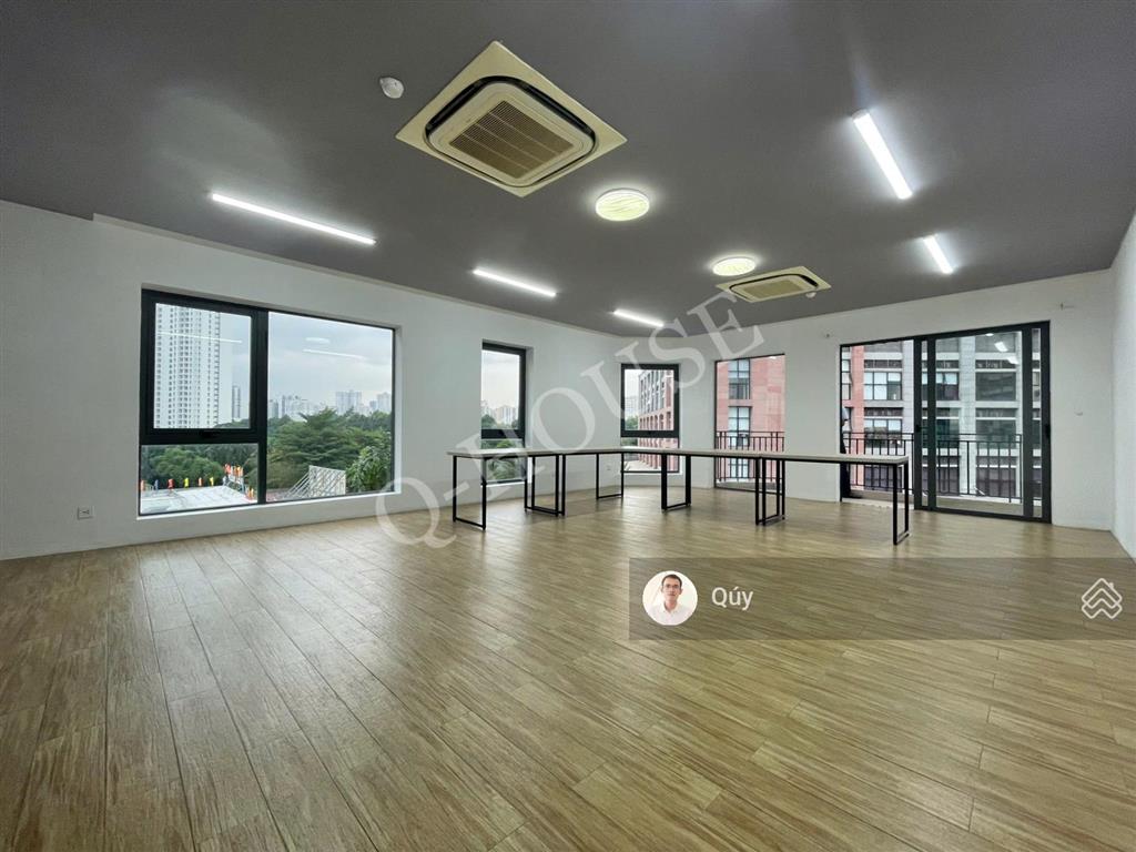Tòa nhà văn phòng "căn góc" p. an phú 6.4m*18m, hầm, 4 tầng suốt, thang máy, 55 triệu/tháng