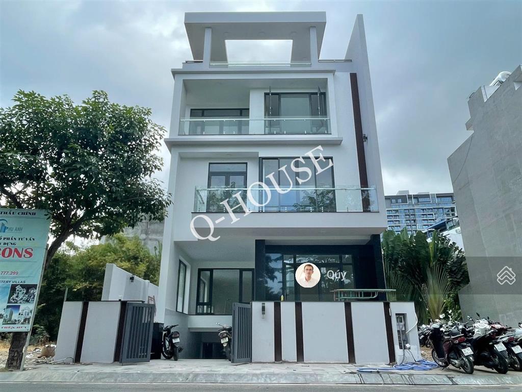 Tòa nhà "mới" ngay bát nàn  trung tâm thạnh mỹ lợi 12m*18m, hầm 3 lầu, sân thượng, 100 triệu/tháng