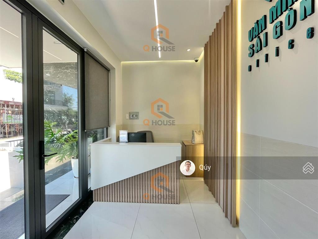 Tòa văn phòng full nội thất gần bát nàn p. bình trưng 10*18m hầm 3 lầu 8 phòng thang máy sân thượng