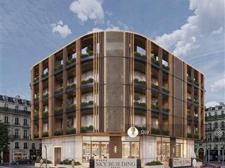 Tòa văn phòng 1000m2 gần trần não, hầm, 5 tầng suốt, thang máy, 200 triệu/tháng
