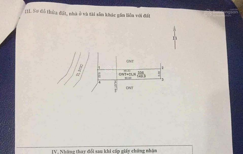 Bán đất mặt đường tl 313c tại đồng lương, 150m2, buôn bán kd, pháp lý đầy đủ, giá tốt, tốt