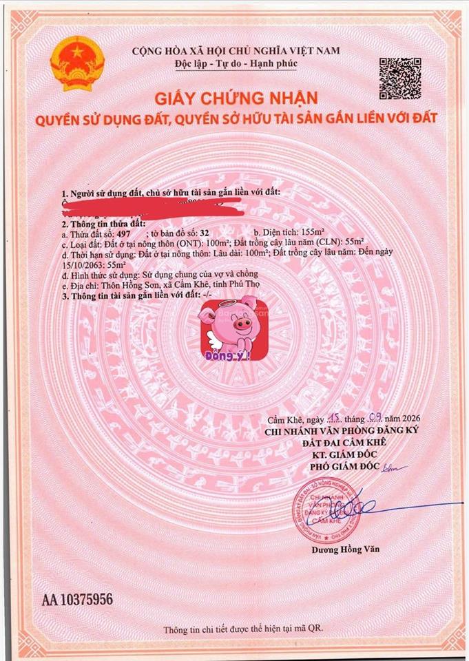 Bán đất tại quốc lộ 32c, 1,5 tỷ, 155m2, mặt tiền 5m, pháp lý đầy đủ, hàng hiếm