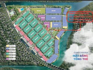 Nhà phố đối diện clubhouse dt 163m2, dtsd 223m canaria izumi city xã long hưng, biên hòa đồng nai